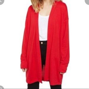 Sanctuary Up Camp red knit Cardigan Sweater 3X